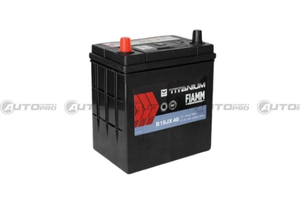 BATTERIA FIAMM BLACK TITANIUM B19JAK 40 12V 40AH 360A ALTE PRESTAZIONI