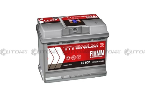 BATTERIA FIAMM TITANIUM 7905147 L2 60P 12V 60AH 680A ALTE PRESTAZIONE AFFIDABILE