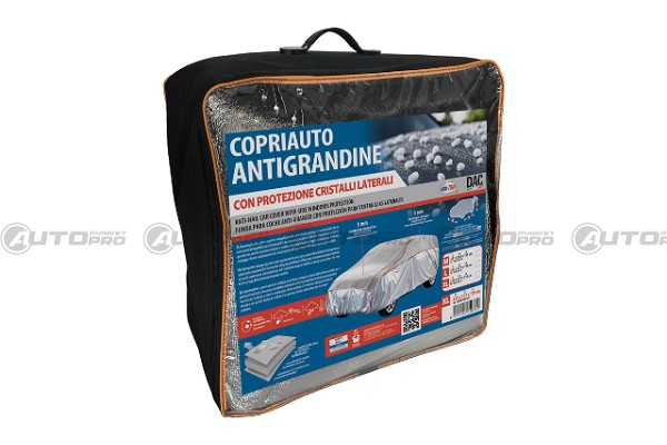COPRIAUTO ANTIGRANDINE DAC XL 533X177X119CM 5 MM CON COPERTURA FINESTRINI - 3